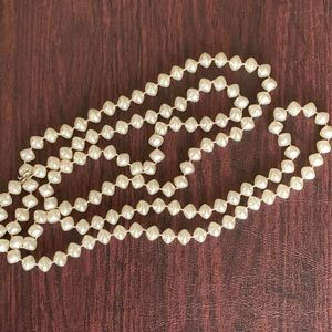 Faux pearls